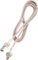 Кабель Redline Candy, micro USB m - USB m , 1м, 2A, розовый [ут000021986]