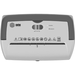 Уничтожитель бумаг Cactus CS-SH-C5,  P-4,  5x18 мм, 10 лист. одновременно, 21л