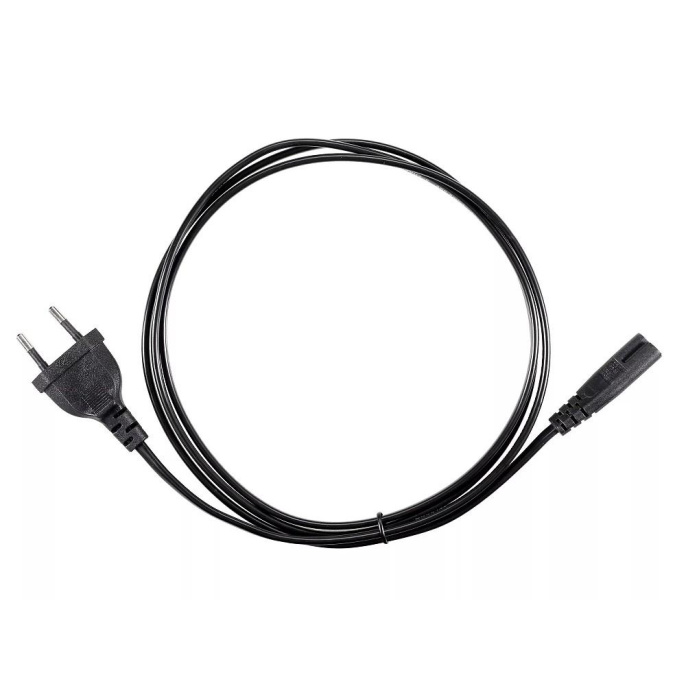 Telecom TE023-CU0.5-1.8M Кабель для аудио-видео техники IEC-320-C7, 2-pin 1,8m ,черный, медь [7958830275200] Советский стандарт