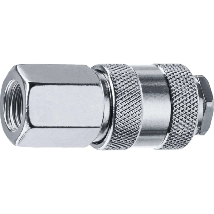 Переходник ЗУБР Профессионал 1/4"F - рапид муфта 64910-1/4