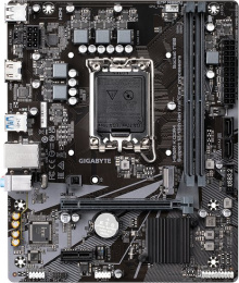 Материнская плата Gigabyte H610M K DDR4 Soc-1700 H610 PCI-E 4.0x16 PCI-E 3.0x1 M.2 1GbE LAN 2xDDR4 3200MHz HDMI mATX RTL