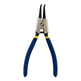 Клещи для снятия наружных стопорных колец CNIC WT0236F 180 мм, изогнутые 29736