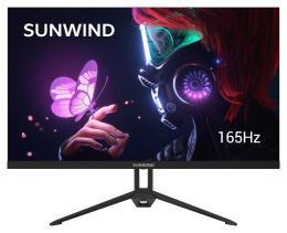 27" Монитор SunWind SUN-M27BA107, 1920x1080, IPS, 165Гц, 2хHDMI, 1хDP, черный