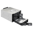 Корзина для HDD ExeGate HS335-02 (универсальная, на 3*3,5"/2.5" SATA HDD, занимает 2*5,25" отсека, RTL) EX291656RUS