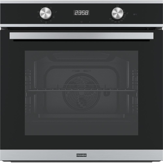 Духовой шкаф Franke FSM 86 H XS/ Best, Электрический духовой шкаф, 60 см, серия SMART, 71л, 9 функций, цифровой дисплей, нержавеющая сталь/черный 116.0605.990