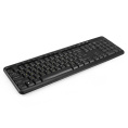 Клавиатура ExeGate Professional Standard LY-331L5 (USB, полноразмерная, влагозащищенная, 104кл., Enter большой, длина кабеля 2,55м, черная, Color box) EX286178RUS