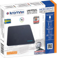Кронштейн-подставка Kromax MICRO-MONO,   для DVD и AV систем,  настенный,  макс. 5кг,  черный