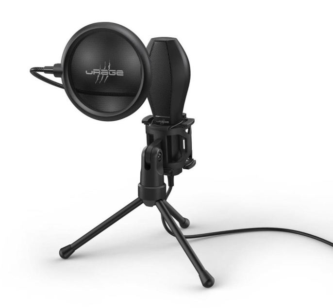 Микрофон HAMA Stream 400 Plus,  черный [00186018]