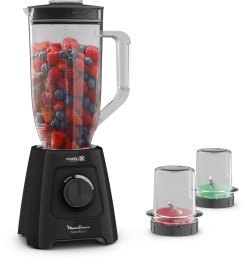 Блендер Moulinex Blendforce LM458810, стационарный, черный