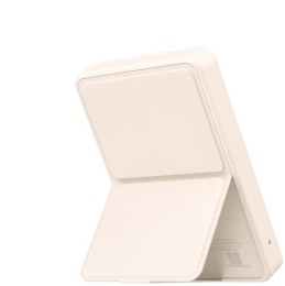 Внешний аккумулятор Xiaomi Magnetic Power Bank WPB0620MI BHR9074GL 6000mAh (бежевый) 6000 мА·ч (23.22 Вт·ч), выходы: 1 x 5V/9V (2400 мА), быстрая зарядка, беспроводная зарядка, поддержка MagSafe, крепление на смартфон, подставка
