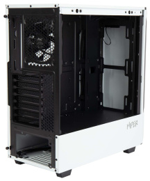 Корпус ATX HIPER PW81, Midi-Tower, без БП, белый