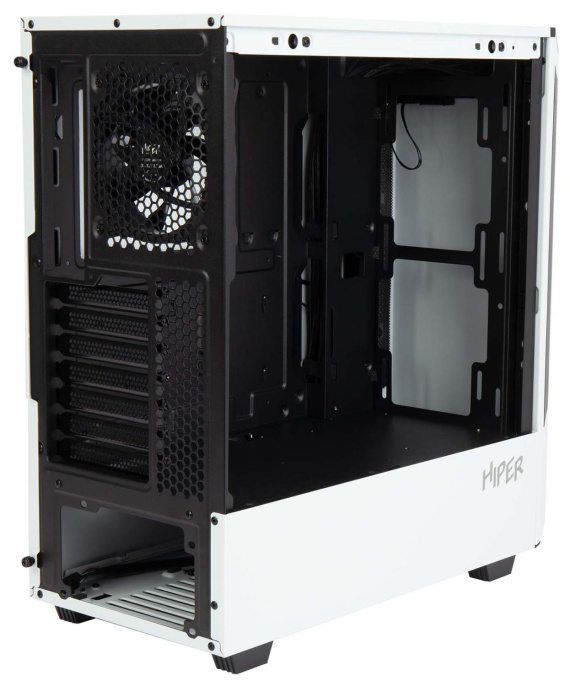 Корпус ATX HIPER PW81, Midi-Tower, без БП, белый