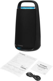 Минисистема Hyundai Select H-MC1242 черный 160Вт USB BT