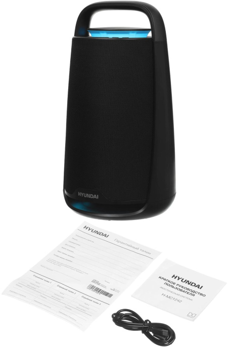 Минисистема Hyundai Select H-MC1242 черный 160Вт USB BT