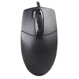 Мышь проводная A4TECH OP-730D, оптическая, USB, 1200dpi, черный