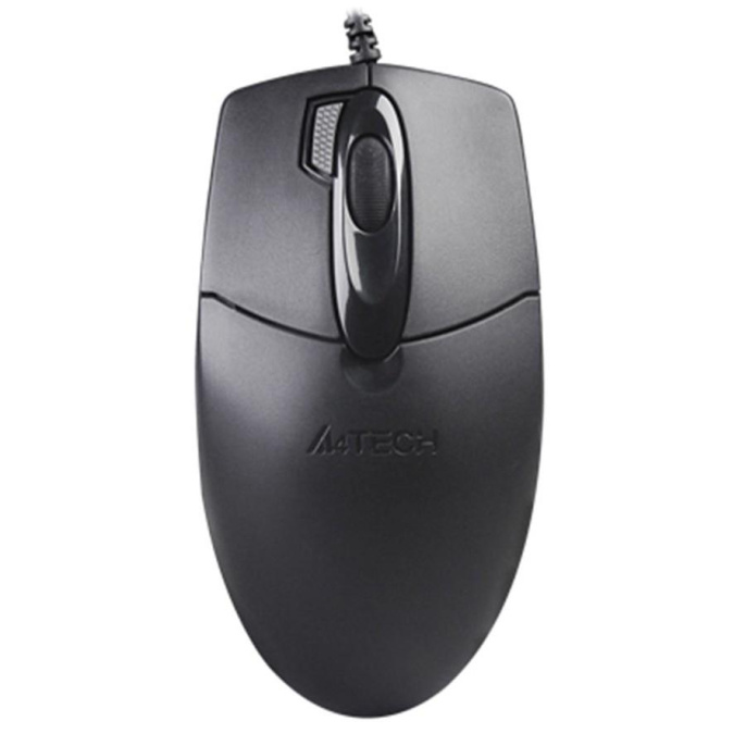 Мышь проводная A4TECH OP-730D, оптическая, USB, 1200dpi, черный