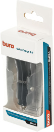 Автомобильное зарядное устройство Buro BUCL1, USB-A, 18Вт, 3A, черный [bucl18p100bk]