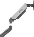 Кронштейн для мониторов ЖК Digma D-MM101, до 32", до 9кг, крепление к столешнице, поворот и наклон, серый