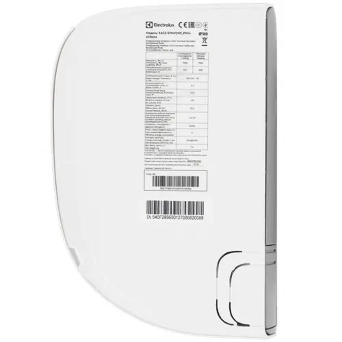 Сплит-система Electrolux EACS-07HAT/N8, настенная, до 20м2, 7000 BTU, с обогревом, комплект из 2-х коробок