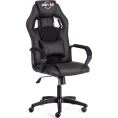Кресло Tetchair driver 22 кожзаменитель/ткань, черный/черный 36-6/tw-11 19327