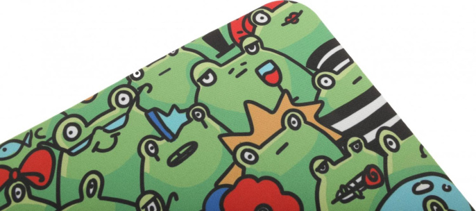 Коврик для мыши Cactus Frogs ткань, 300х250х3мм [cs-mpc-d09m]