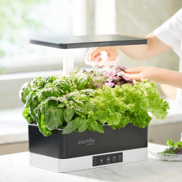 Гидропонная установка Cactus Garden 3л 24 черный (CS-LEDPOT-06)