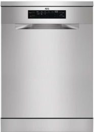 Посудомоечная машина AEG FFB53927ZM, полноразмерная, напольная, 59.8см, загрузка 14 комплектов, нержавеющая сталь
