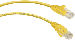Cabeus PC-UTP-RJ45-Cat.5e-0.15m-YL Патч-корд U/UTP, категория 5е, 2xRJ45/8p8c, неэкранированный, желтый, PVC, 0.15м
