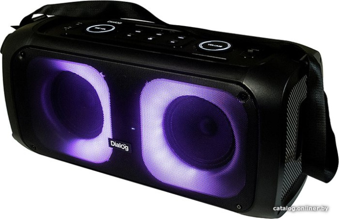 Акустическая портативная колонка Dialog Oscar AO-250 - 60W, караоке с беспр.микр, BTFMUSBTFLEDД