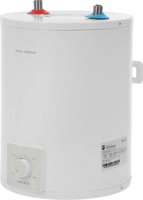 Водонагреватель ROYAL THERMO Genie Eco U RWH 10,  накопительный,  1.5кВт,  9л,  белый [нс-1605936]