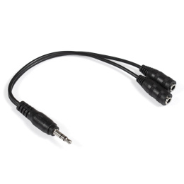 Кабель-разветвитель аудио ExeGate EX-CCA-415-0.3 (3.5mm Jack M/2x3.5mm Jack F, 0,3м) EX284946RUS