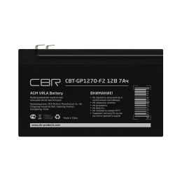 CBR Аккумуляторная VRLA батарея CBT-GP1270-F2 12В 7Ач , клеммы F2