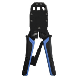 Инструмент ExeGate EX-T2008R для обжима RJ-45, RJ-11/12 (с храповым механизмом, прямой ход обжимки) EX293155RUS