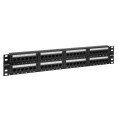 Патч-панель ExeGate EPP3-19-48-8P8C-C5e-110D (19", UTP, 48 port, cat.5e, KRONE&110(dual IDC), 2U, RoHS, Black, RTL) EX256753RUS