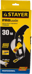 Мерная лента геодезическая Stayer Leader, 30м x 13мм [2-34183-030]