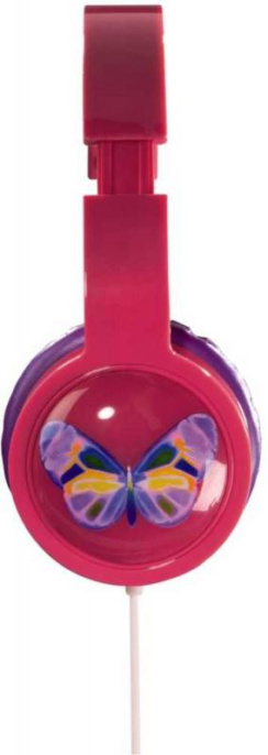 Наушники мониторные Hama Blink`n Kids 1.2м розовый проводные оголовье 00135664