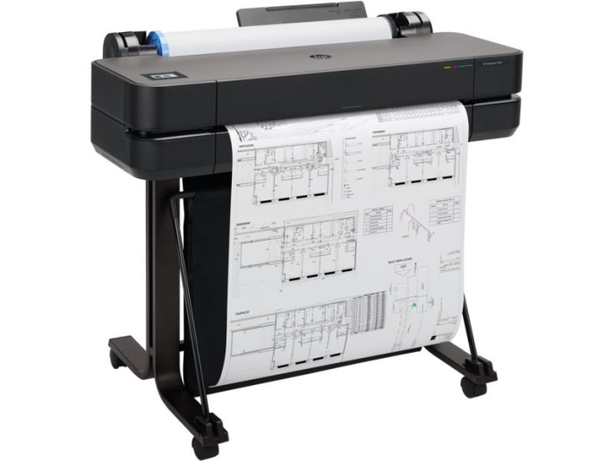 Широкоформатный принтер HP DesignJet T630 Printer 24",4color,2400x1200dpi,1Gb,30spp A1 ,USB/GigEth/Wi-Fi,stand,mediabin,rollfeed,sheetfeed,tray50 A3/A4 , autocutter,GL/2,RTL,repl. 5HB09A, 5ZY59A 5HB09D#B19