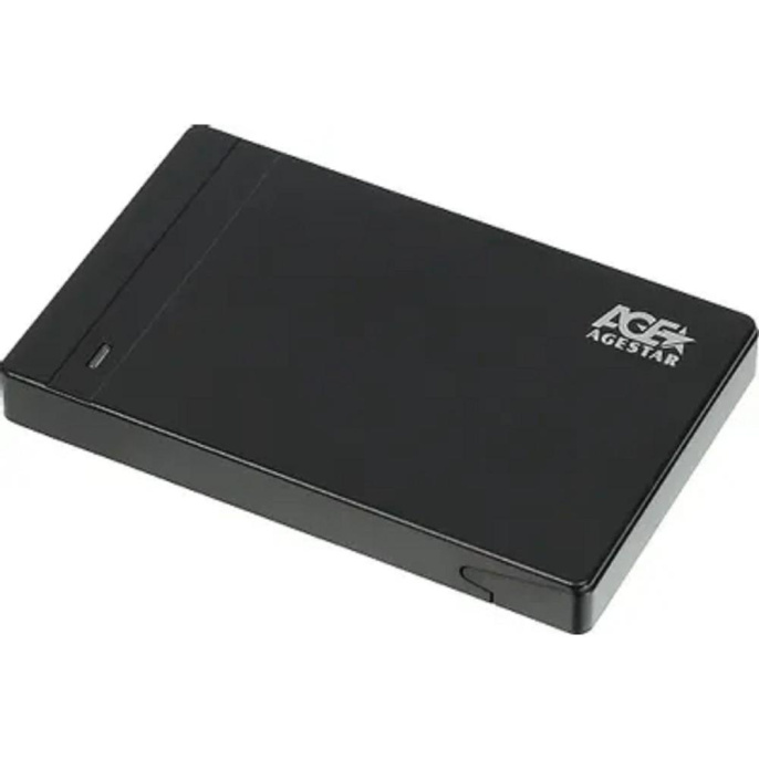AgeStar 3UB2P3 BLACK пластик, чёрный. UASP USB 3.0 Внешний корпус 2.5" SATAIII HDD/SS