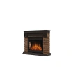 Портал Firelight Bricks Wood 30, камень темный, шпон венге НС-1287018