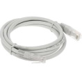 Патч-корд PREMIER PP10-1.5M литой (molded), UTP, кат.5E, 1.5м, 4 пары, 26AWG,  0.129мм,  медь,  многожильный,  серый