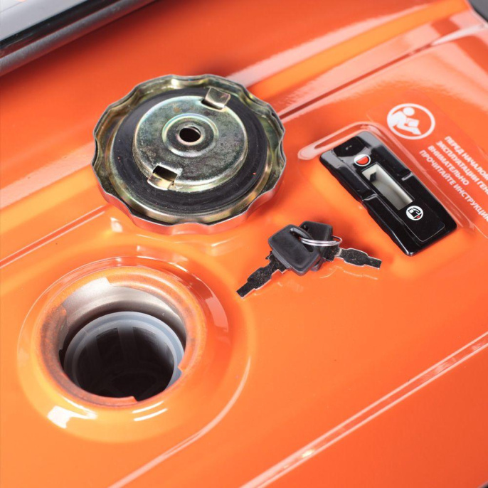 Бензиновый генератор Patriot GP 7210LE, 220/12 В, 6.5кВт, на колёсах с АКБ [474101588]