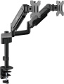 Кронштейн для мониторов ЖК Digma D-MM202D, до 32", до 9кг, крепление к столешнице, поворот и наклон, черный