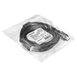 Кабель HDMI ExeGate EX-CC-HDMI-3.0F (19M/19M, 3м, v1.4b, ферритовые кольца, позолоченные контакты) EX294690RUS