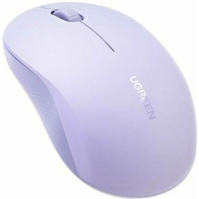 Мышка компьютерная беспроводная UGREEN M331 65626 Multi-mode Wireless Mouse BT&GHz. Цвет: сиреневый