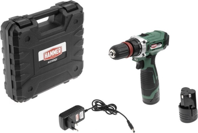 Дрель-шуруповерт аккумуляторная Hammer ACD122QC 811556