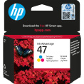 Картридж струйный HP 47 6ZD61AE многоцветный 700стр. 14мл для HP DJ IA Ultra 4828
