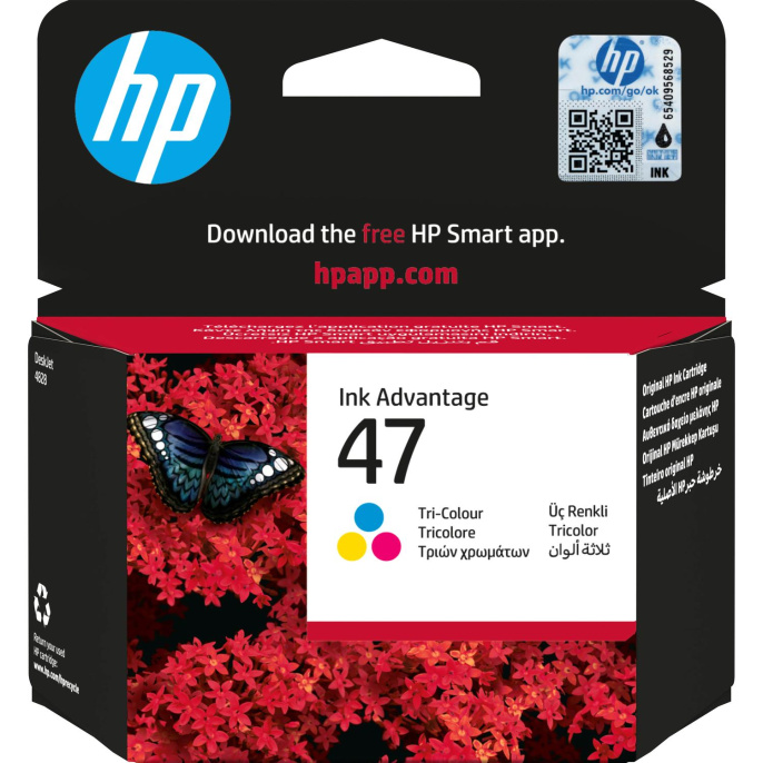 Картридж струйный HP 47 6ZD61AE многоцветный 700стр. 14мл для HP DJ IA Ultra 4828