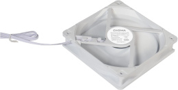 Вентилятор Digma DFAN120PWM-1WH 120х120x25 белый 4-pin упак.:1шт Ret