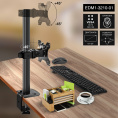 Кронштейн для монитора 13"-32" настольный ExeGate EDM1-3210-01 EX297359RUS (VESA 75x75, 100x100, макс.нагрузка 10 кг, наклон -45°/+45°, поворот -45°/+45°, вращение 360°, 2 способа крепления: сквозное и струбцина, цвет черный)