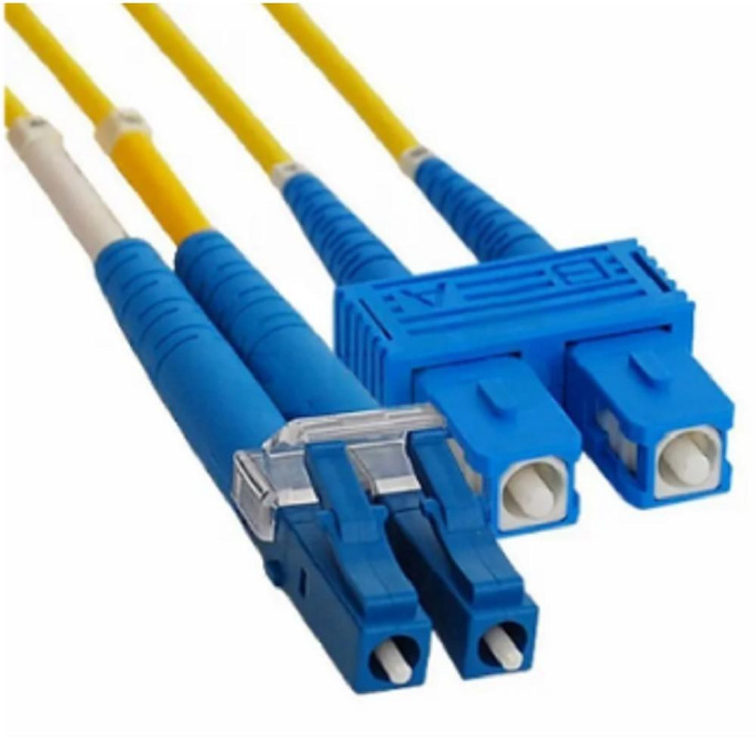 Rexant 50-2411 Патч-корд оптический переходной SM , 9/125 OS2 , LC/UPC-SC/UPC, Duplex , LSZH, 3м